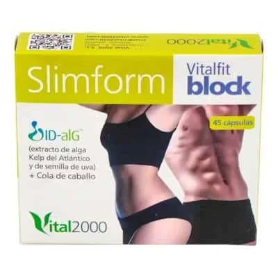 Vital 2000 Slimform Block - Suplemento para Adelgazar