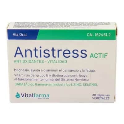 Vitalfarma Antistress Actif 30 Caps - Control de Estrés