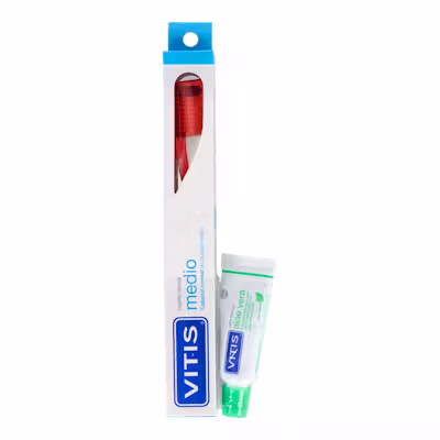 Vitis Medio Cepillo Dental - Limpieza Bucal Diaria