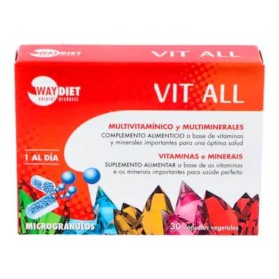 Waydiet Vit All 30 Caps | Multivitamínico