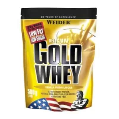 Weider Gold Whey Vainilla 500G - Proteína Muscular