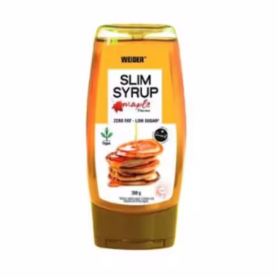 Weider Slim Syrup Maple - Sirope Vegano Bajo en Calorías