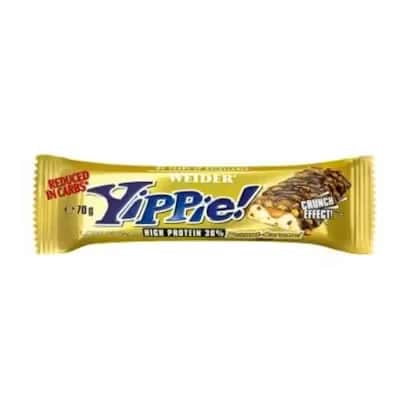 Weider Yippie Cacahuete-Caramelo 45G - Barritas Proteicas