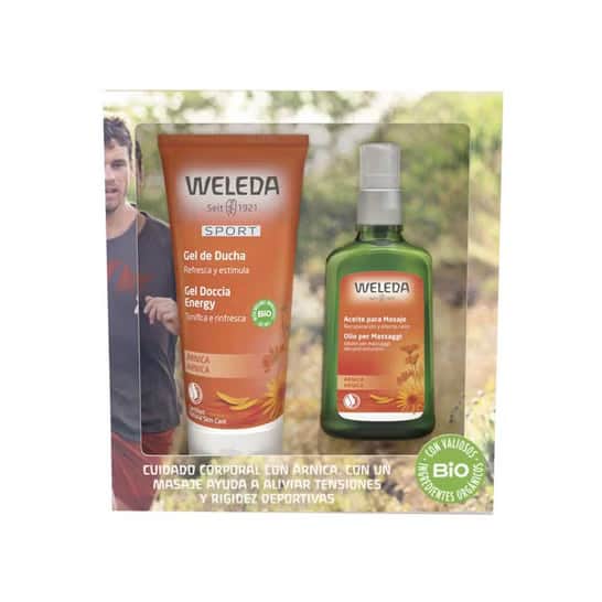 Weleda Pack Cuidado Corporal Con Árnica Gel de Ducha + Aceite Masaje