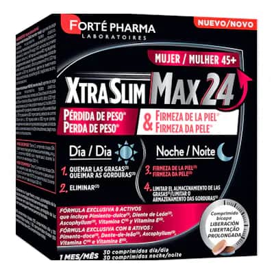 XtraSlim Max 24 Mujer 45+ 60 Comprimidos | Control Peso
