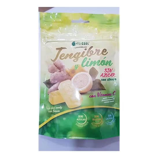 Xylicool Caramelos sin Azúcar Jengibre y Limón 80g