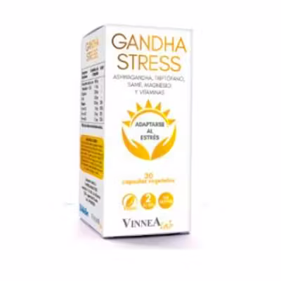Gandha Stress 30 Vcaps | Reduce Estrés