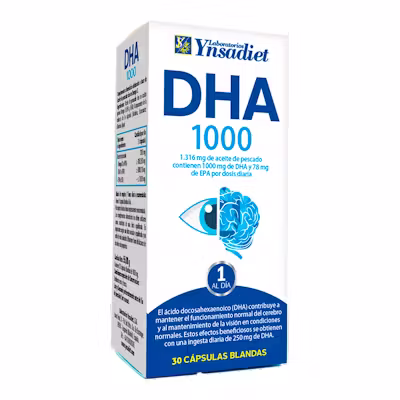 Ynsadiet DHA 1000mg | Omega-3 Visión