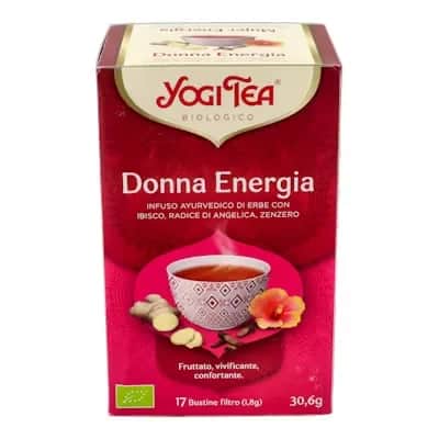 Yogi Tea Mujer Energía | Infusión Orgánica Revitalizante