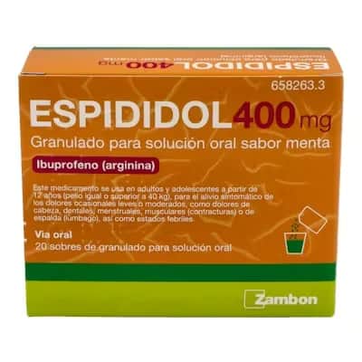 Espididol Menta 400mg - Alivio del Dolor y la Fiebre
