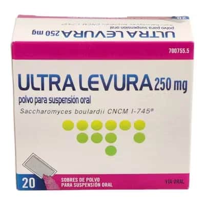 Ultra Levura 250mg 20 Sobres | Probiótico Diarrea