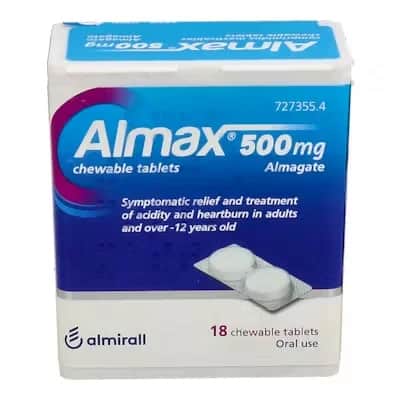 Almax 500mg | Antiácido acidez estómago