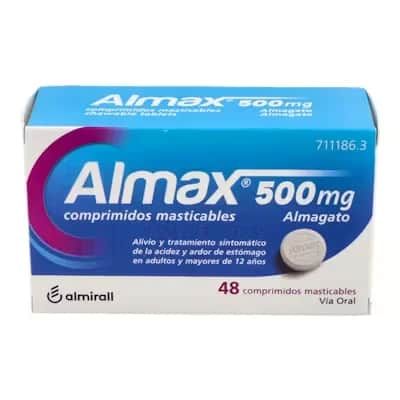 Almax 500 mg 48 Comp - Neutralizador Ácido